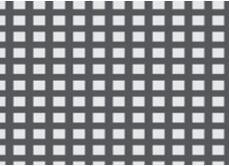 Kwadratowy schodkowy perforowany metal, otwór 2 mm, odległość od środka 6 mm