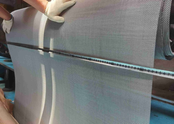 Ochrona bezpieczeństwa metalowa siatka druciana ekran przeciwkradzieżowy profil aluminiowy splot płócienny