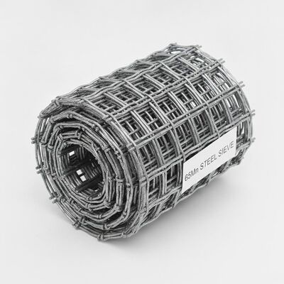 65mn Square Hole Galvanized Steel Crimped Wire Mesh for Mine Sieving and Decorative Use