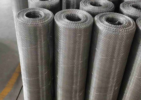Kwadratowy otwór SS Tkana siatka druciana 18x18 Mesh Selvage Edge