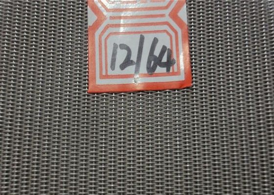 0,56 mm x 0,40 mm holenderska siatka druciana ze stali nierdzewnej 12x64 oczek