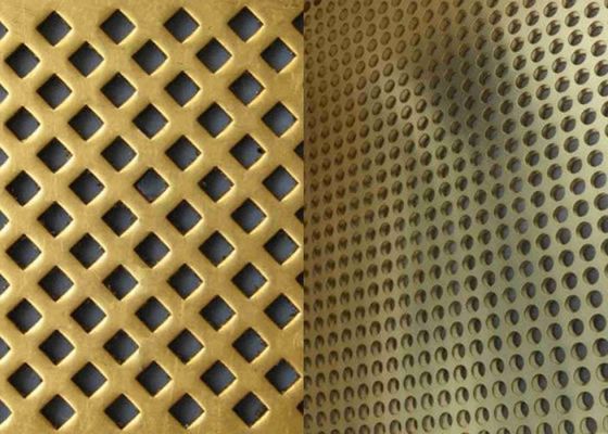 Miernik 3 do 36 Perforowana siatka metalowa Miedź Mosiądz do dekoracji